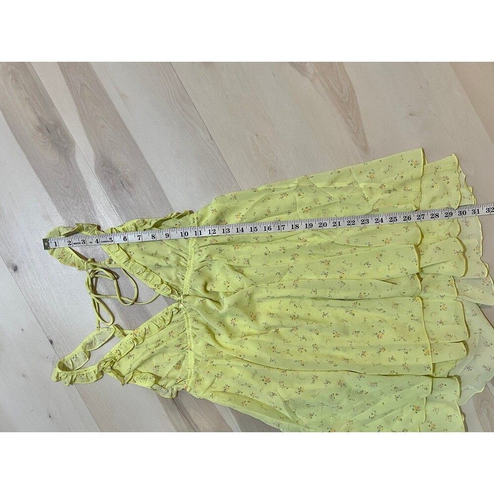 NEW Anthropologie Floral Mini Dress Dainty Soft Girl Fairy Ethereal Coquette Med - Picture 8 of 9